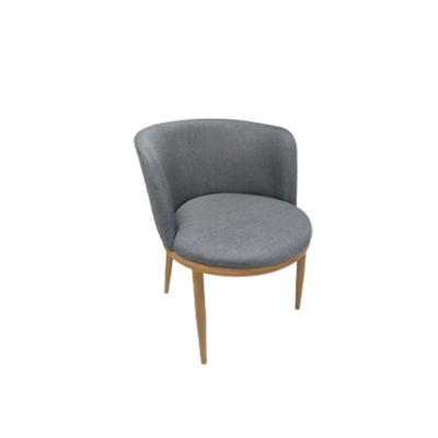 China Other Latest Design Italian Minimalism Hotel Cafe Chair Restaurant Velvet Sofa Chair Fabric Upholstered Fabric Chair for sale