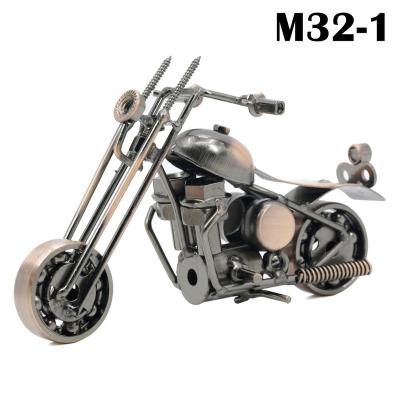 China Europe Courage Newcomer Household Decor Products Metal Craft Home Motorcycle Models for sale