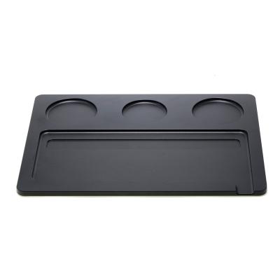 China Modern Smoke Tray 28CM*21CM Aluminum Alloy Cigarette Metal Tray Custom Logo 6145 for sale