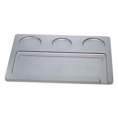 China Modern Classic Aluminum Alloy Smoking Accessories Smoke Tray Custom Logo 6145 for sale