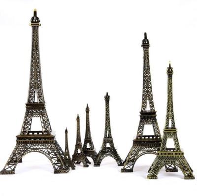 China Europe Hot Selling Decoration Promotion Gift High Quality Metal Eiffel Tower Home Model for sale