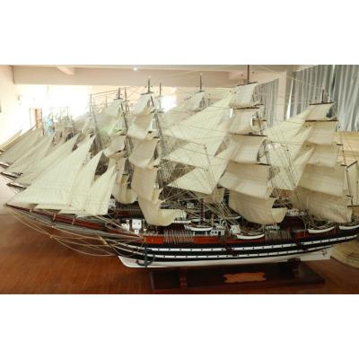 China Europe Wooden Craft Ship Model Large 2M Container Ship PTW007 Model for sale