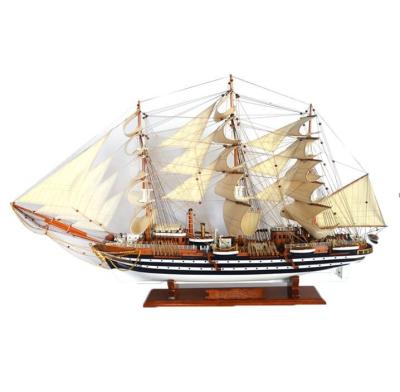 China Antique Handmade Boat PTW008 Length 228 Cm Super Wooden Souvenir Europe Size Model for sale