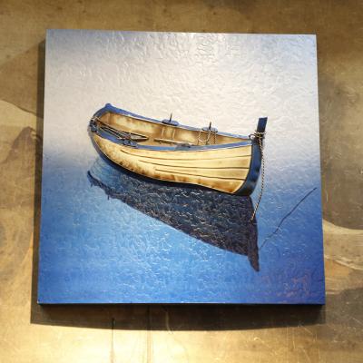 China The Classic Mediterranean Handcraft Style Sailboat Giclee The Wall Picture for sale