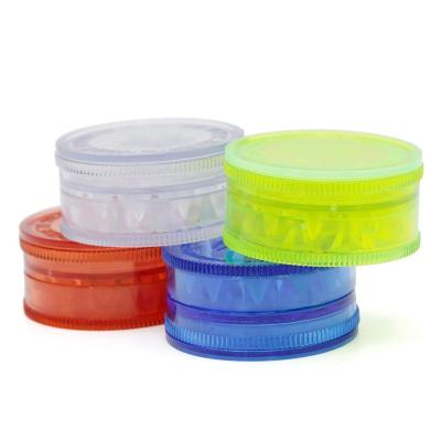 China Newcomer Courage Plastic 3 Layers Diameter 42mm Wholesale Colorful Plastic Display Box Packing Herb Grinder PG001 for sale