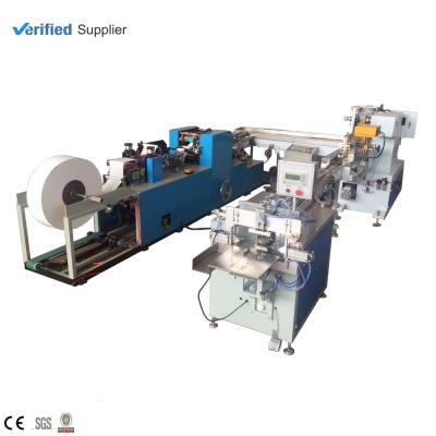 China Hotels Full Face Tissue Machine Handkerchief Paper Machine Tissue Paper Production Line for sale