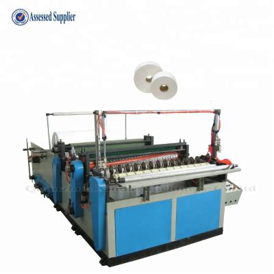 China Paper Industry Coil Roll Paper Slitting Machine With Embossing And Perforating for sale