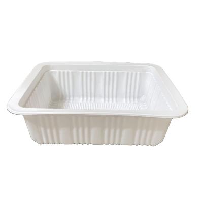 China Disposable wholesale pp blister fruit meat food dofu container blister box pp vegetable food box for sale