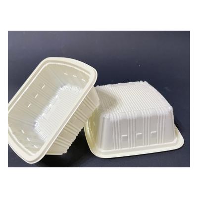 China Factory price disposable disposable food container mushroom tray pp plastic box recyclable plastic food packaging for sale