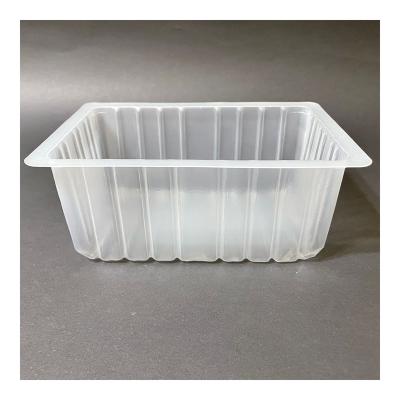 China Disposable manufacturer supply disposable clear salad container food container pp packaging box for sale