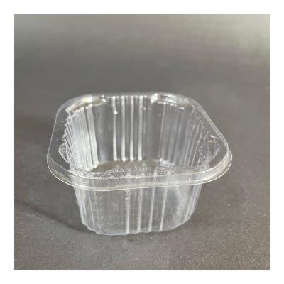 China Disposable Blister Cake Box Disposable Plastic Blister Liner For Moon Cake Pet Mini Cake Box for sale