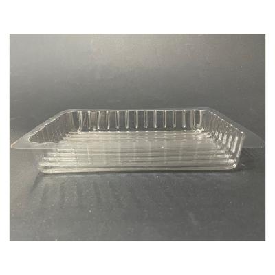 China Manufacturers Wholesale Disposable Food Packaging Vacuum Forming Clear Blister Cookies Storage Case PET Cake Box for sale