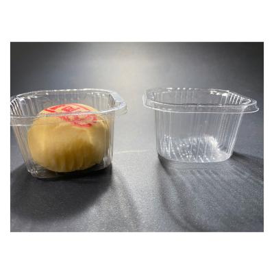 China Disposable Manufacturer Well Made Blister Plastic Cake Box For Cake Blister Liner For Moon Cake Clear Packing Box for sale