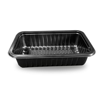 China Factory Direct Supply Microwave Disposable Food Packaging Container Food Bento Tray CPET Ovenproof Box Packaging for sale