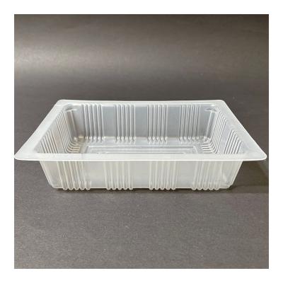 China Manufacturer disposable well made nature color pp box food container packaging box pp blister plasticas de cajas for sale