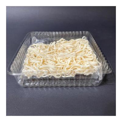 China Disposable Manufacturer Supply Handmade Plastic PET Tray Small Blister Packing Noodle Cake Box for sale