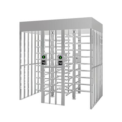 China Full height stee 304 control full height turnstile stainless high quality single mechanical impact turnstile full height turnstile for sale