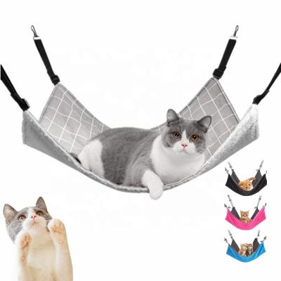 China Custom Waterproof Plush Waterproof Keeps Warm Soft Canvas Hammock Pet Cat Swing Window Hammock Hanging Bed for sale