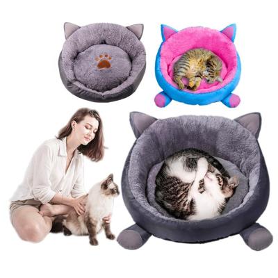 China More general plush dog mat small pet bed removable and washable cat bed kennel wholesale plush heating for sale