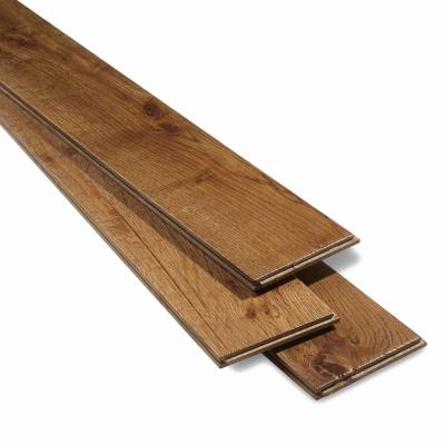 China Modern Interior Hickory Solid Wood Tongue Flooring Antique Groove Hardwood Flooring for sale