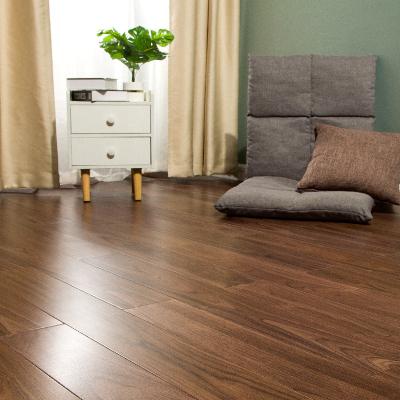 China Coastal Cheap High Quality Charcoal Apartment 12mm Laminate Flooring for sale