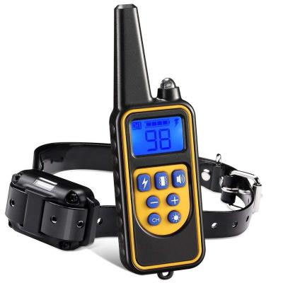 China Viable Pet Collar Dog Training Equipment , Automatic Electric Shock Dog Collar Bark Interceptor for sale