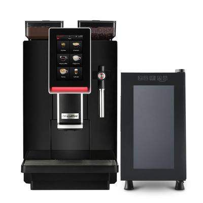 China Hotel Minibar S1 Best Espresso Professional Commercial Coffee Maker Dr.Coffee Coffee Machine With Milk Automatically for sale