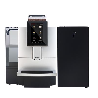 China Dr.Coffee F12 Commercial Hotel Coffee Machine with SC08I Milk Cooler for sale