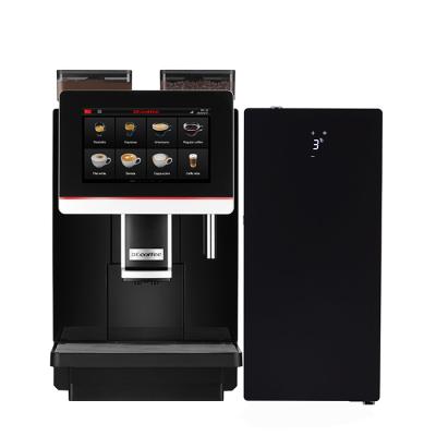 China Hotel Dr.coffee Coffeebar Plus Coffee Use Commercial Coffee Machine With SC10 Milk Chiller for sale