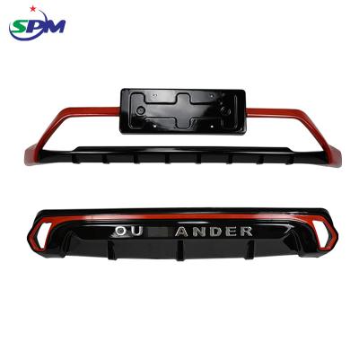 China ABS SPM Front and Rear Bumper Plastic Guard Protector for Mitsubishi Outlander 2019+ for sale