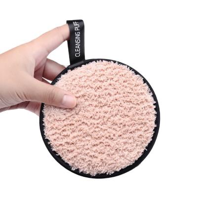 China Private Label Facial Reusable Extra Soft Bamboo Thick Makeup Sponge Makeup Remover Pads Cotton for sale