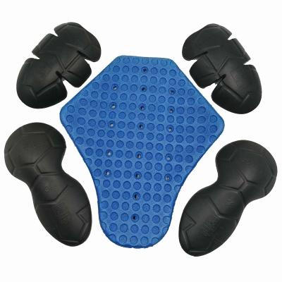 China Polyester & 5PCS/SET Cotton MOTRAVEL CE Cotton Shoulder Elbow Knee Back Protectors For Motorcycle Jackets Pants for sale