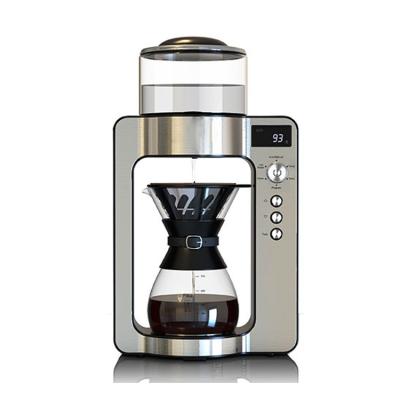 China 2021 Easy Automatic Aluminum Coffee Maker Machine With LCD Display for sale