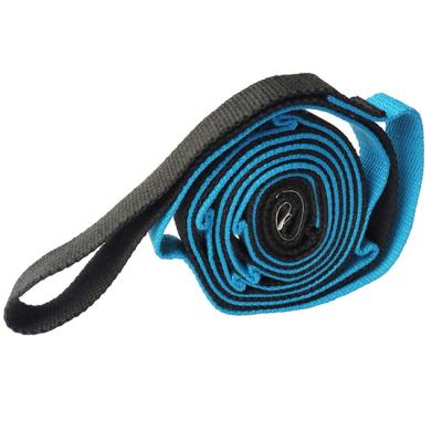 China Customized Printed Home Exercise Factory Price Garland Comfortable Ropes Stretch Yoga Strap With Buckles for sale