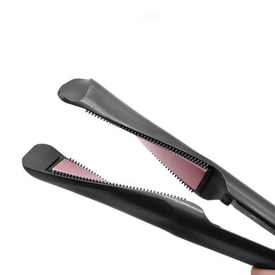 China Hotel Ceramic Coating 5 Modes Fast Styling Hair Styling Tool How Electric Hair Curler Straightener With Comb Teeth for sale