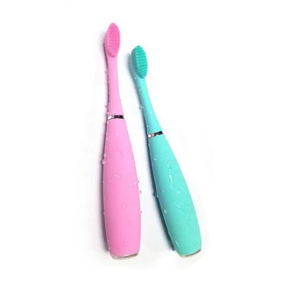 China Silicon Battery Powered Soft Toothbrush For Home Use Rechargeable Electronic Toothbrush for sale