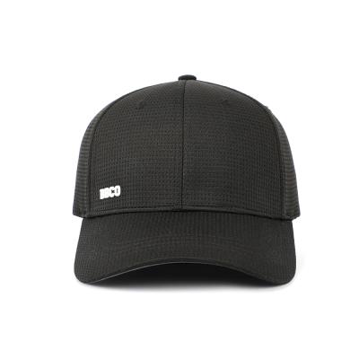 China JOINT OEM Customzied Fitted 6 Panel Black Single Dad Hat Square Baseball Cap With Rubber Printing for sale