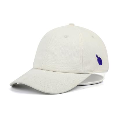 China JOINT Factory Directly Sell Embroidery 6 Panel 100% Cotton Adult Baseball Cap Blank White Adjustable Hats for sale