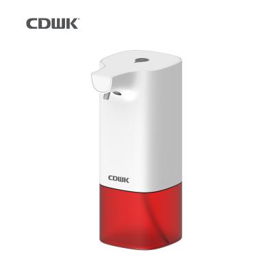 China Foam Refillable Plastic Touchless Foam Sensor Plate Touchless Sensor Hotel Hotel Hand Soap Dispenser CDWK for sale