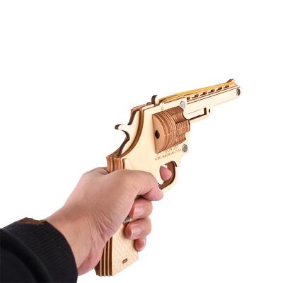 China DIY TOY Wooden Gun Kids Wooden For Play And Educational Toys For Children for sale