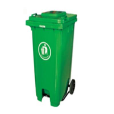 China 120L 240L Sustainable Plastic Mobile Waste Bin For Outdoor Use for sale