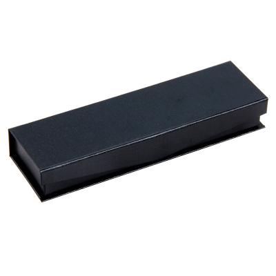 China Recyclable Material Creative Black Box Pen Box Rectangle Pencil Cases Fountain Pen Packing Box Bespoke Business Wholesale for sale