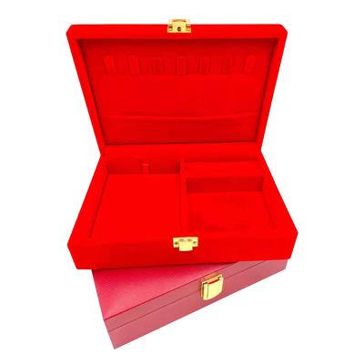 China Elelgent Customized Women's Jewelry Boxes Low Price Jewelry Box Rose Paper Jewelry Box for sale