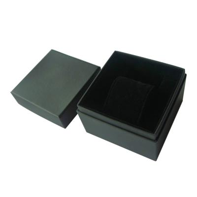 China Unisex Customized Luxury Black Paper Watch Box Watch Box Cheap Kraft Paper Box Watch Box for sale