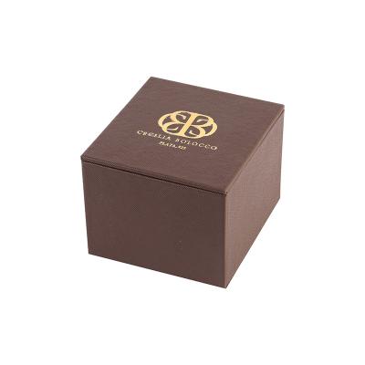 China Luxury Factory Supply Direct Watch Boxes With Logo Customized Watch Holder Bronzing Wrist Watch Packaging Box for sale