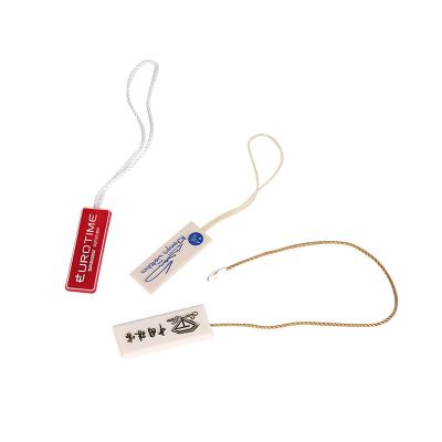 China Viable Wholesale Plastic Seal Tag For Jewelry Suppliers Brand Seals Jewelry String Seal Tags for sale