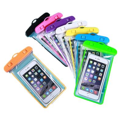 China Fashion Waterproof Cell Phone Carry Bag For Swimming Waterproof Dry Protective Phone Case For iPhone X XS Max for sale