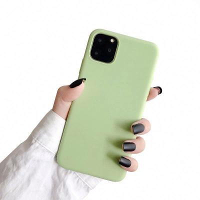 China Hot Shockproof Phone Casing For Iphone 13 Silicone Sofe Phone Case Frost Back Cover for sale