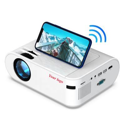 China Short Throw W22 4000 Lumens Portable Beamer 4K Mini Projector Smartphone Theater Projector Movie Proyector Smartphone Projectors Home for sale