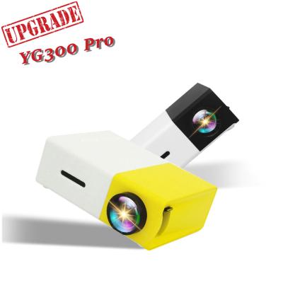 China Pico New Arrival Small Video Short Throw Led Lens Pro Projectors YG300 Projector Support 1080P 4K Screen Portable Cinema Proyector for sale